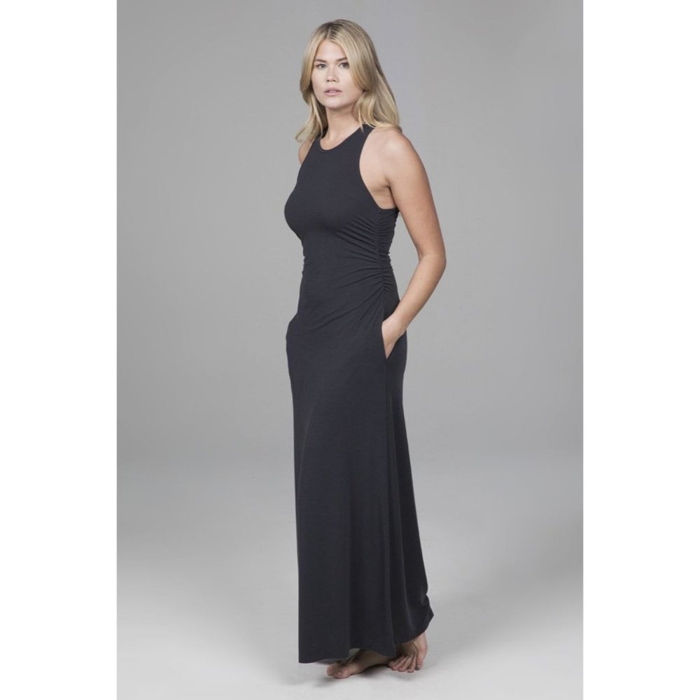 NWOT KIRAGRACE Racerback Beach Dress in Phantom